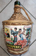 Delcampe - Bouteille Osier Vin Espagnol 2L VIDE - Wein