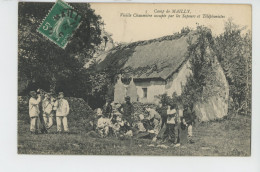 Delcampe - CAMP DE MAILLY - Vieille Chaumière Occupée Par Les Sapeurs Et Téléphonistes - Mailly-le-Camp
