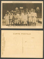 Delcampe - Burma Old Postcard European School Of Boys Children Saint-Joseph De L'Apparition - Myanmar (Burma)
