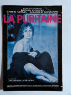 Delcampe - CP Affiche Cinéma La Puritaine - Plakate Auf Karten