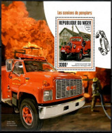 Delcampe - Niger 2017 Mi Block 740 MNH (ZS5 NGRbl740(ols)) - Pompieri