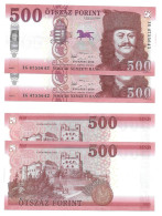 Delcampe - Hongrie Hungary 500 Forint 2018 - UNC / NEUF - 2 Consecutive - Hongrie