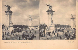 Delcampe - PARIS - Exposition De 1900 - Le Pont Alexandre III - état - Paris (07)