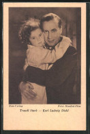 Delcampe - AK Schauspielerin Traudl Stark & Schauspieler Karl Ludwig Diehl In Einer Filmszene - Schauspieler