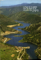 Delcampe - CPM Le Lac De Villefort Lozere Vue D'ensemble Au Premier Plan Chateau De Castanet - Villefort