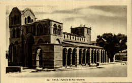 Delcampe - CPA Avila Lglesia De San Vicente - Ávila