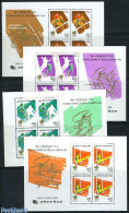 Delcampe - Korea, South 1986 Olympic Games Seoul 4 S/s, Mint NH, Nature - Sport - Horses - Fencing - Football - Gymnastics - Olym.. - Escrime