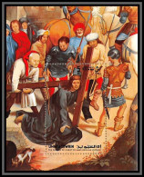 Delcampe - 0140/ Umm Al Qiwain ** MNH Michel Bloc N°39 A MEMLING Flemish Passion Of Christ Easter Paintings Paques Tableaux - Ostern