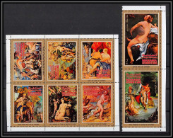 Delcampe - Manama - 3412b/ N°664/671 A Moman Mythology Paintings Nus Nudes Tableau (Painting) Neuf ** MNH Rubens - Nus