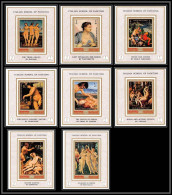 Delcampe - Manama - 3405/ N°646/653 Italian Renaissance Nus Nude Tableau (Painting) Neuf ** MNH Deluxe Miniature Sheet - Nus