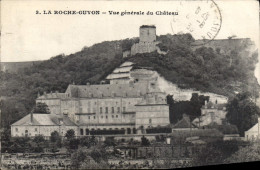 Delcampe - CPA La Roche Guyon Vue Generale Du Chateau - La Roche Guyon