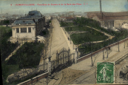 Delcampe - CPA Aubervilliers Panorama Du Square El De La Salle Des Fetes - Aubervilliers