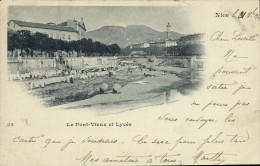 Delcampe - CPA Nice Le Pont Vieux Et Lycee - Schiffahrt - Hafen