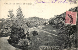 Delcampe - CPA Une Allee Du Parc De St Gratien - Saint Gratien