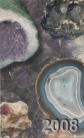 Delcampe - 2 Pc. Calendars, Minerals, Agate, Calcite, Museum Of Speleology, Slovakia 2008 - Formato Piccolo : 2001-...