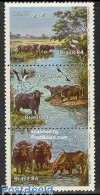 Delcampe - Brazil 1984 Buffalos 3V [::], Mint NH, Nature - Animals (others & Mixed) - Birds - Storks - Neufs