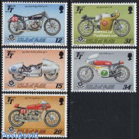 Delcampe - Isle Of Man 1987 Tourist Trophy 5v, Mint NH, Transport - Motorcycles - Moto
