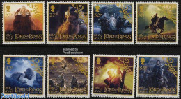 Delcampe - Isle Of Man 2003 Lord Of The Rings 8v, Mint NH, Nature - Sport - Horses - Shooting Sports - Art - Authors - Photograph.. - Waffenschiessen