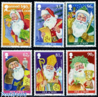 Delcampe - Isle Of Man 2009 Christmas 6v, Mint NH, Religion - Christmas - Saint Nicholas - Natale