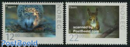 Delcampe - Norway 2007 Animals 2v, Mint NH, Nature - Animals (others & Mixed) - Hedgehog - Ungebraucht
