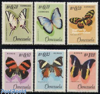 Delcampe - Venezuela 1966 Butterflies 6v, Mint NH, Nature - Butterflies - Venezuela