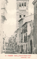 Delcampe - ESPAGNE - Toledo - Calle Y Torre De Santo Toé - Rue - Ville - Animé - CPA - Toledo