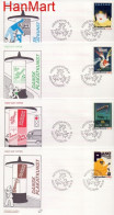 Delcampe - Denmark 1991 Mi 1012-1015 FDC (FDC ZE3 DNM1012-1015a) - Singes
