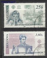 Delcampe - Moldova 2000 Mi 373-374 Cancelled (SZE4 MOL373-374) - Autres & Non Classés