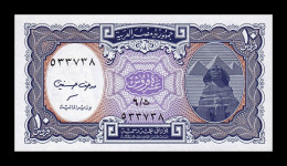 Delcampe - Egipto Egypt 10 Piastres Esfinge L. 1940 (2002) Pick 189b(2) 6 Digit Serial Sc Unc - Egypte