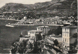 Delcampe - MENTONE AMPIA VEDUTA PANORAMICA VIAGGIATA ANNO 1953 - La Spezia