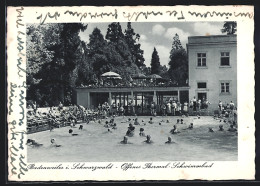 Delcampe - AK Badenweiler I. Schwarzwald, Offenes Thermal-Schwimmbad - Badenweiler