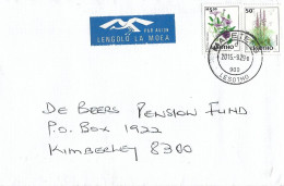 Delcampe - Lesotho 2015 Mafete 50s Satyrium Neglectum M5 Turbina Oblongata Cover - Lesotho (1966-...)