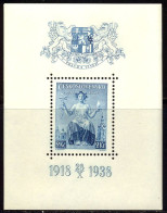 Delcampe - Tchecoslovaquie BF 1938 Yvert 7 ** TB - Blocks & Kleinbögen