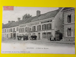 Delcampe - CPA - DEPT. 77 - SEINE ET MARNE - SOUPPES SUR LOING - HÔTEL DU MOUTON - Souppes Sur Loing