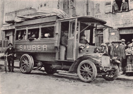 Delcampe - Cartes Postale Thèmes >  Bus & Autocars Jolie Vue D'un Saurer Ancêtre Du Pullman 1910 - Buses & Coaches