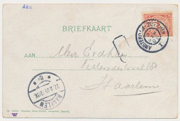 Delcampe - Grootrondstempel Traject: Amsterdam - Zutphen I 1909 - Poststempel