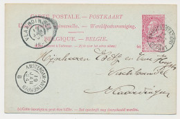 Delcampe - Grootrondstempel Traject: Amsterdam - Antwerpen B 1904 - Poststempel