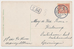 Delcampe - Grootrondstempel Traject: Amsterdam - Helder B 1912 - Poststempel