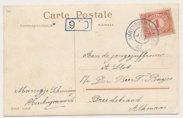 Delcampe - Grootrondstempel Traject: Amsterdam - Helder AI 1915 - Poststempel