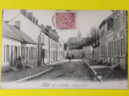 Delcampe - CPA - DEPT. 77 - SEINE ET MARNE - SOUPPES SUR LOING - LA RUE VOLTAIRE - Souppes Sur Loing