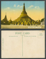 Delcampe - Burma Old Color Postcard Shwe Dagon Pagoda Rangoon Temple Temples Pagoda Pagodas - Myanmar (Burma)