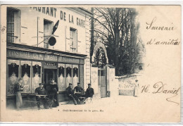 Delcampe - RIS ORANGIS   CAFE RESTAURANT DE LA GARE - Ris Orangis