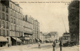Delcampe - Pantin - La Rue De Paris Tramway - Pantin