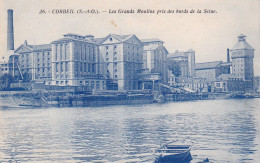 Delcampe - 91 - CORBEIL - Les Grands Moulins Pris Des Bords De La Seine - Corbeil Essonnes