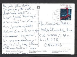 Delcampe - ISLANDE. N°551 De 1983 Sur Carte Postale. Géothermie. - Autres & Non Classés