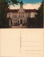 Delcampe - Ansichtskarte Waldenburg (Sachsen) Schloss - Eingang 1913 - Waldenburg (Sachsen)