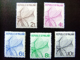 Delcampe - 44 MALAWI Ex NYASALAND 1971 / Nueva Moneda Sellos De TAX / YVERT Taxe 7 / 11 MNH - Malawi (1964-...)