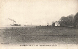 Delcampe - Paimboeuf * Les Prairies Le Long De La Loire * Bateau Commerce Cargo * Phare * éditeur Fonteneau - Paimboeuf