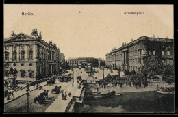 Delcampe - AK Berlin, Schlossplatz Mit Strassenbahn - Mitte