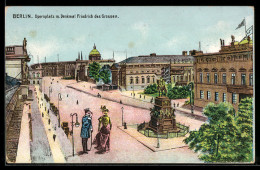 Delcampe - AK Berlin, Opernplatz, Denkmal Friedrich Des Grossen - Mitte